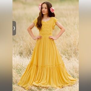 Joyfolie Viola  Dress in Mustard